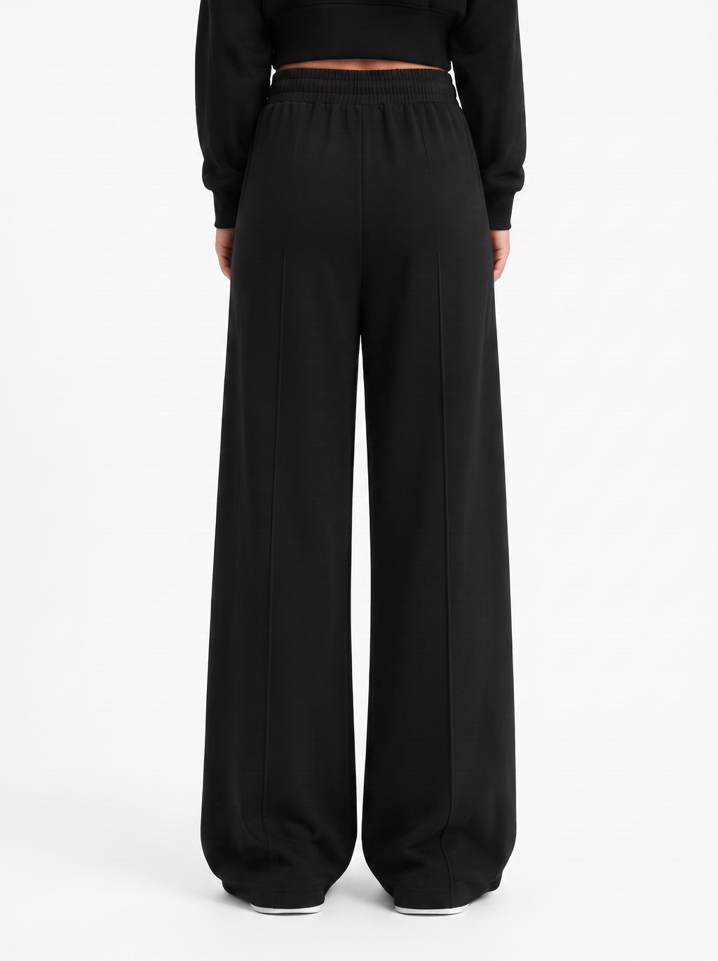 Cloud Soft Wide-Leg Pants Black