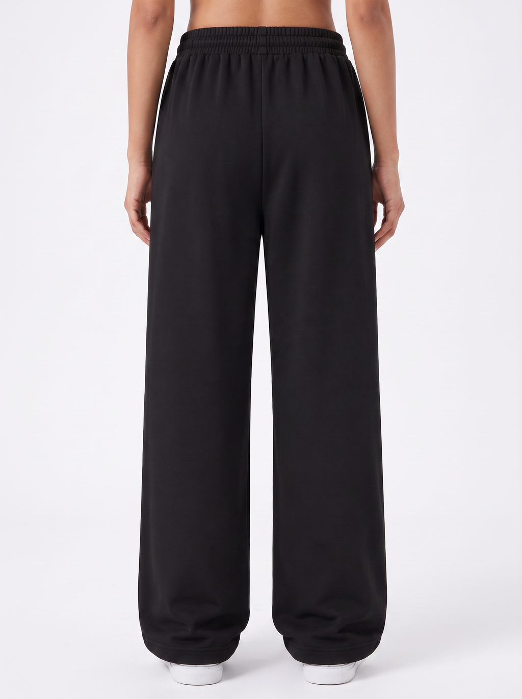 Blush Ribbon Lounge Pants Black
