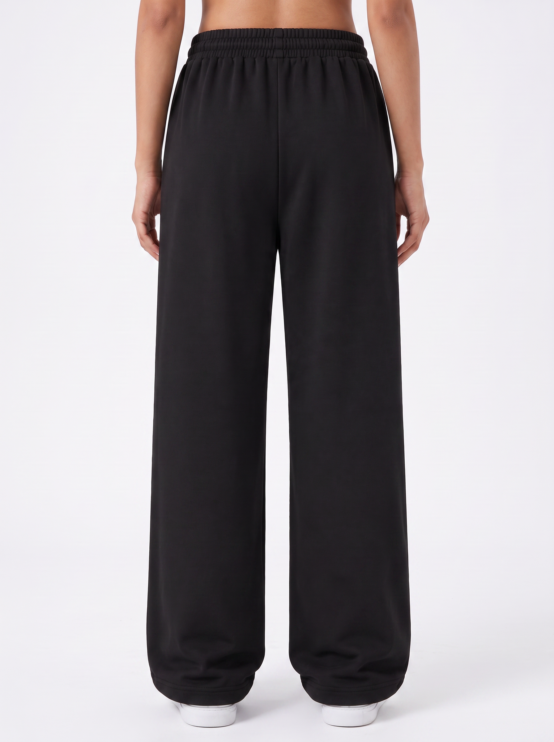 Blush Ribbon Lounge Pants Black