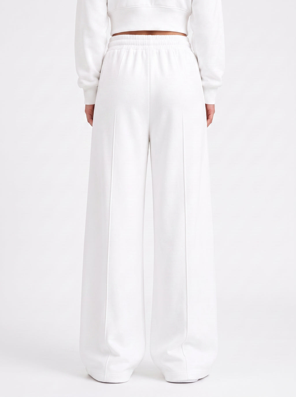 Cloud Soft Wide-Leg Pants White
