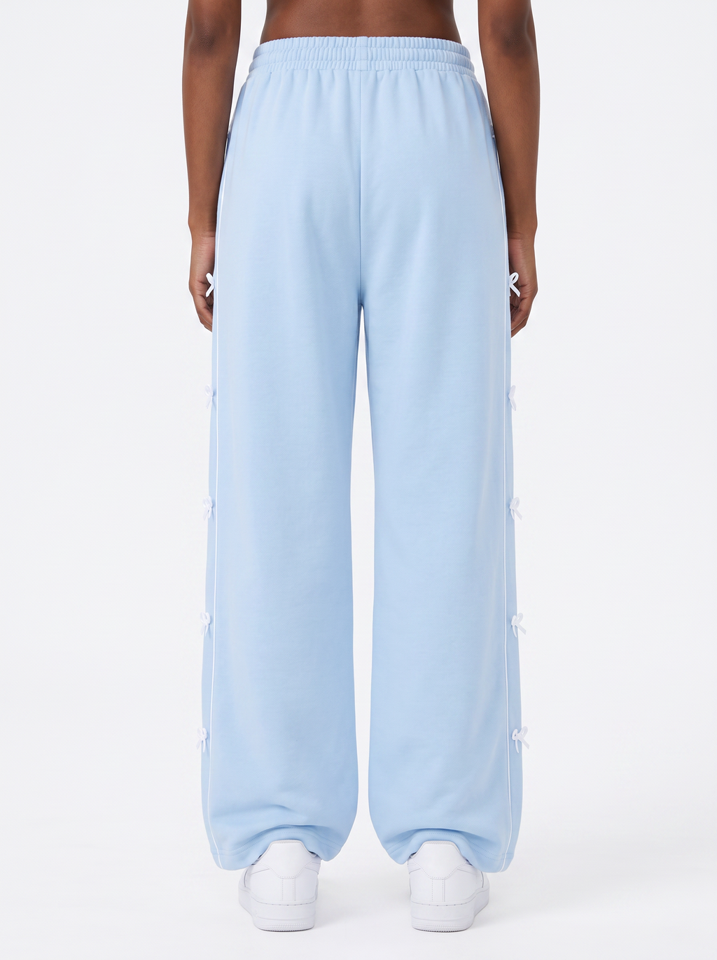 Blush Ribbon Lounge Pants Blue