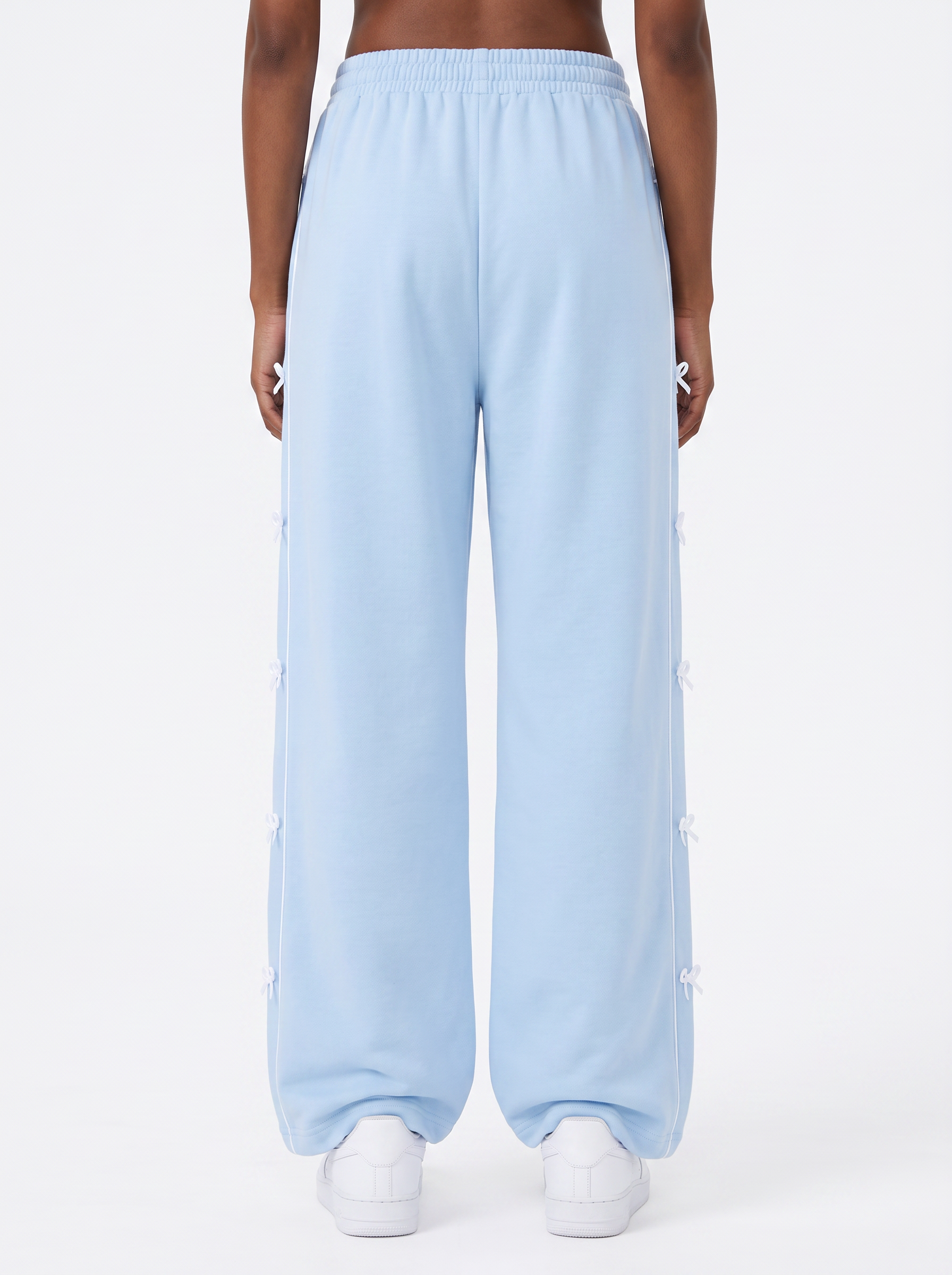 Blush Ribbon Lounge Pants Blue